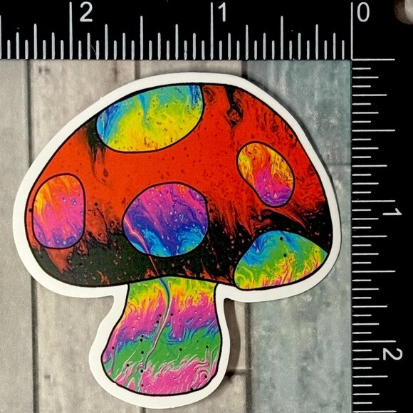 🌀10/$10🌀 Magic Mushroom Waterproof Sticker Decal - Picture 1 of 1